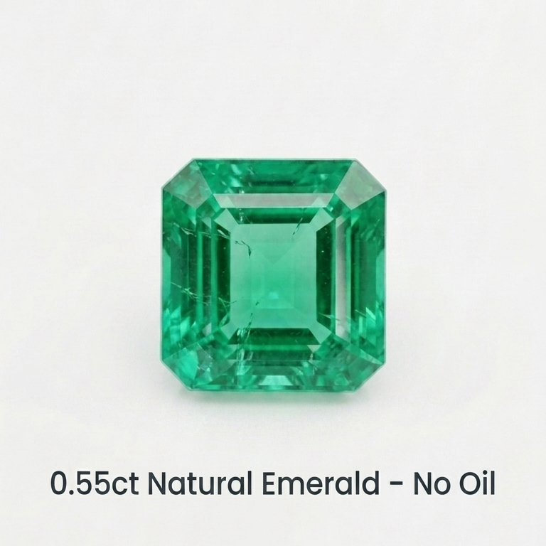 0.55ct natural emerald loose stone