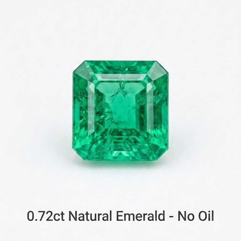 0.72ct natural emerald loose stone