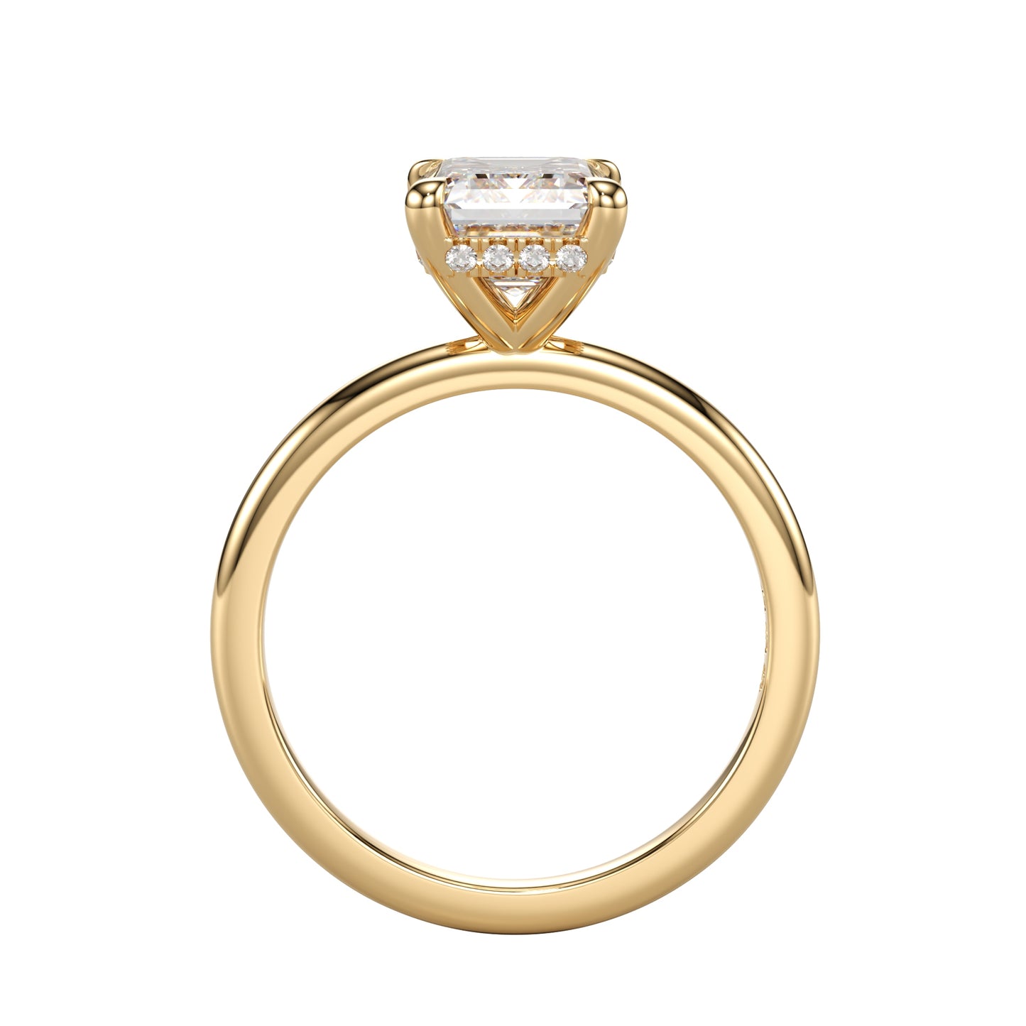 1.00ct lab grown emerald diamond