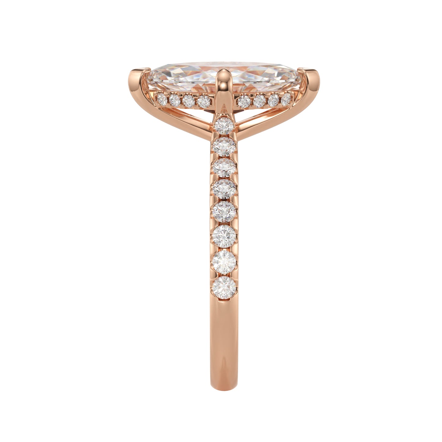 lab grown marquise diamond ring