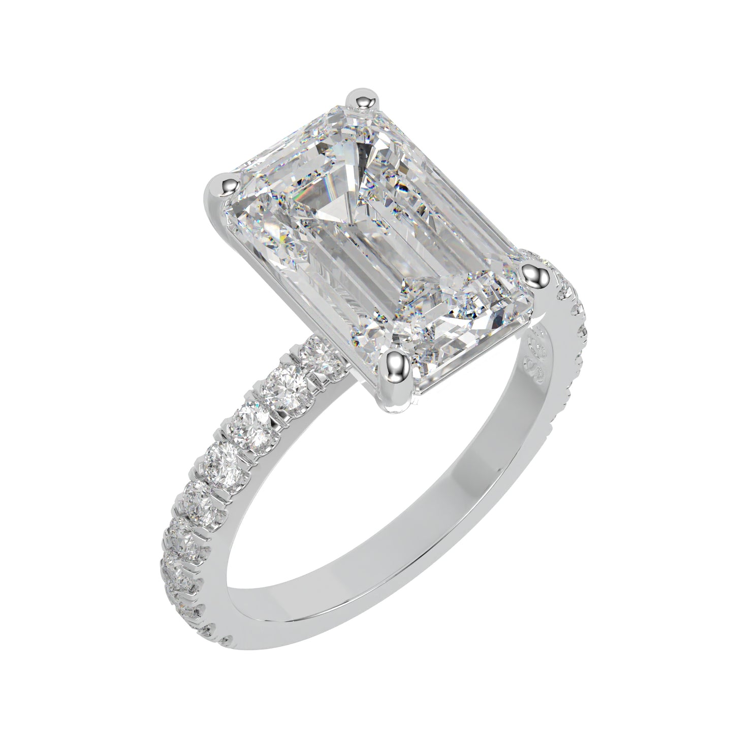 platinum solitaire diamond ring