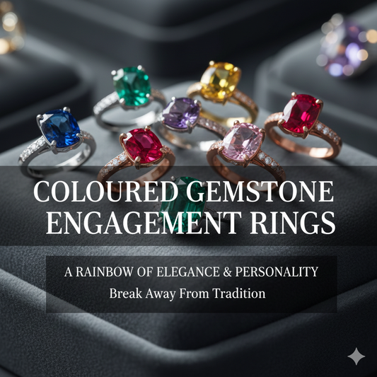 Coloured Gemstone Engagement Rings