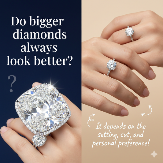 Do Bigger Diamonds Always Look Better