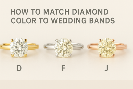 How to Match Diamond Color to Wedding Bands