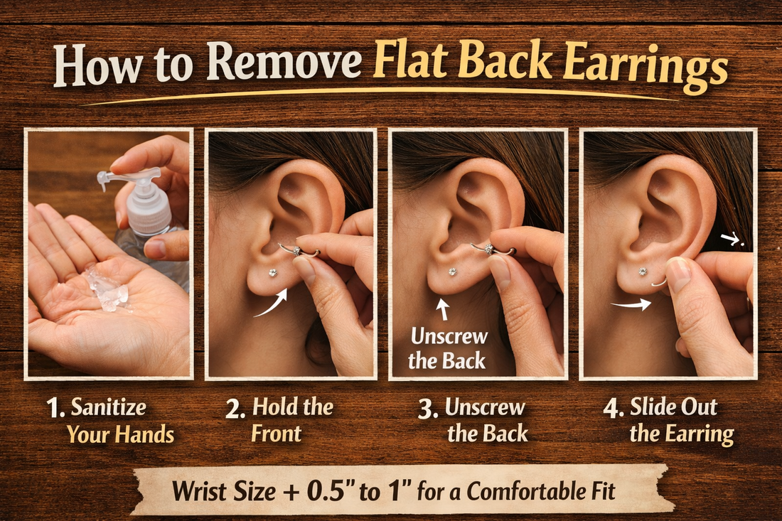 How to Remove Flat Back Earrings