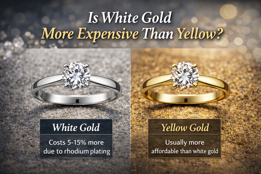 Is White Gold More Expensive Than Yellow