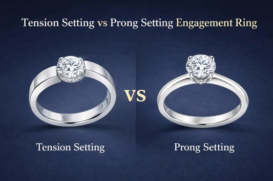 Tension Setting vs Prong Setting Engagement Ring