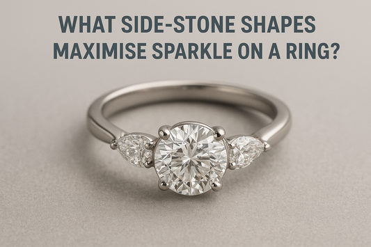What Side-Stone Shapes Maximise Sparkle on a Ring