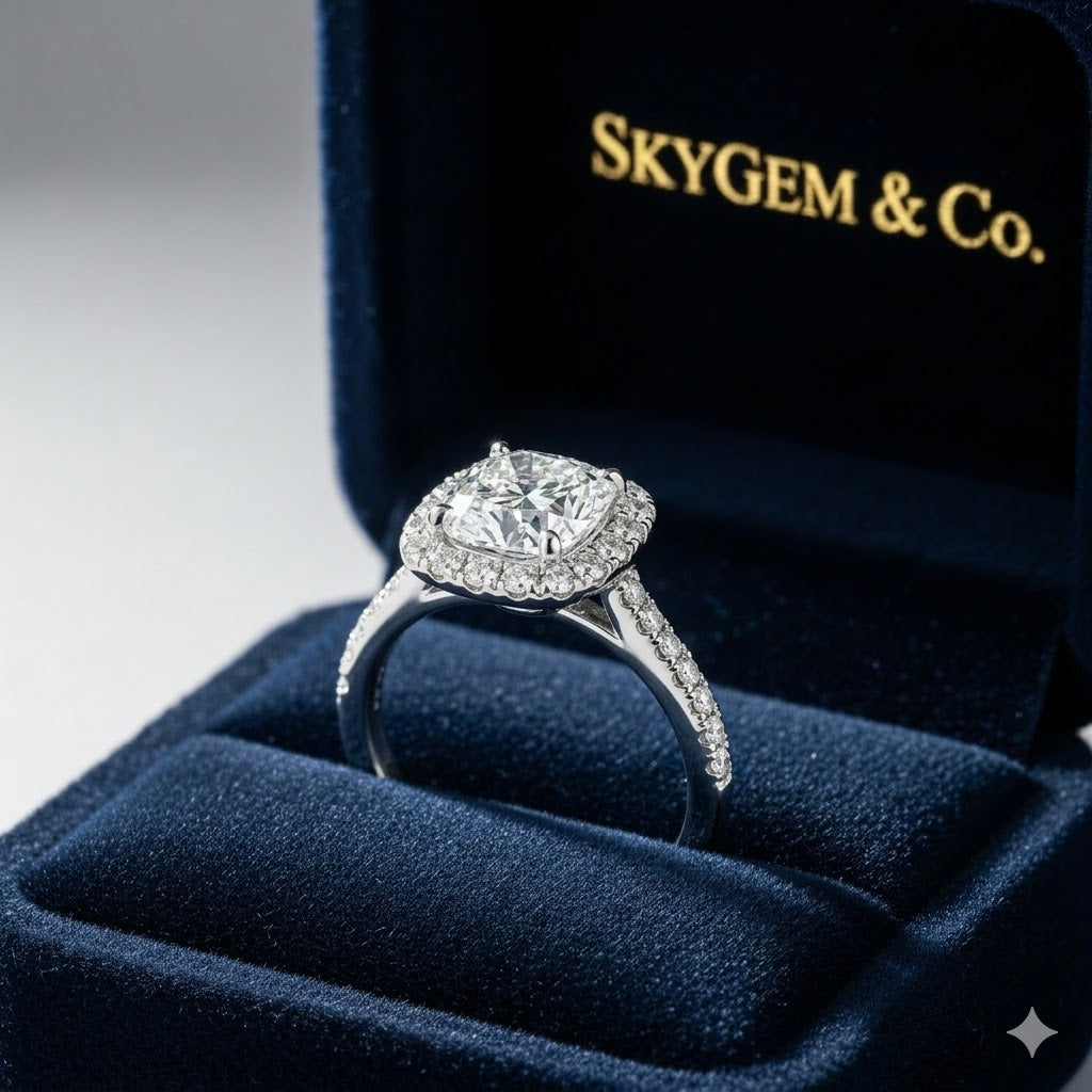 What is a Diamond Halo Ring?