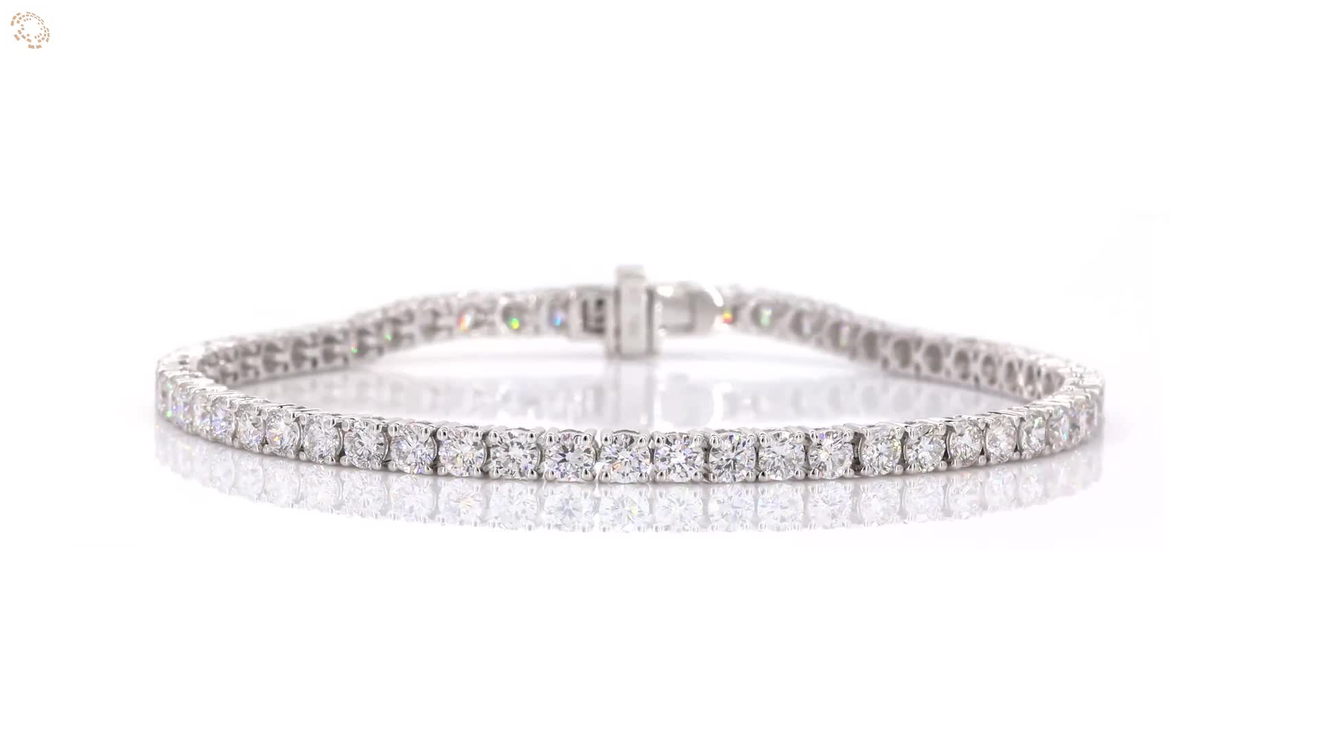 
                    Lab Grown Tennis Bracelet - 5.00ctw VVS Clarity Diamonds
                  