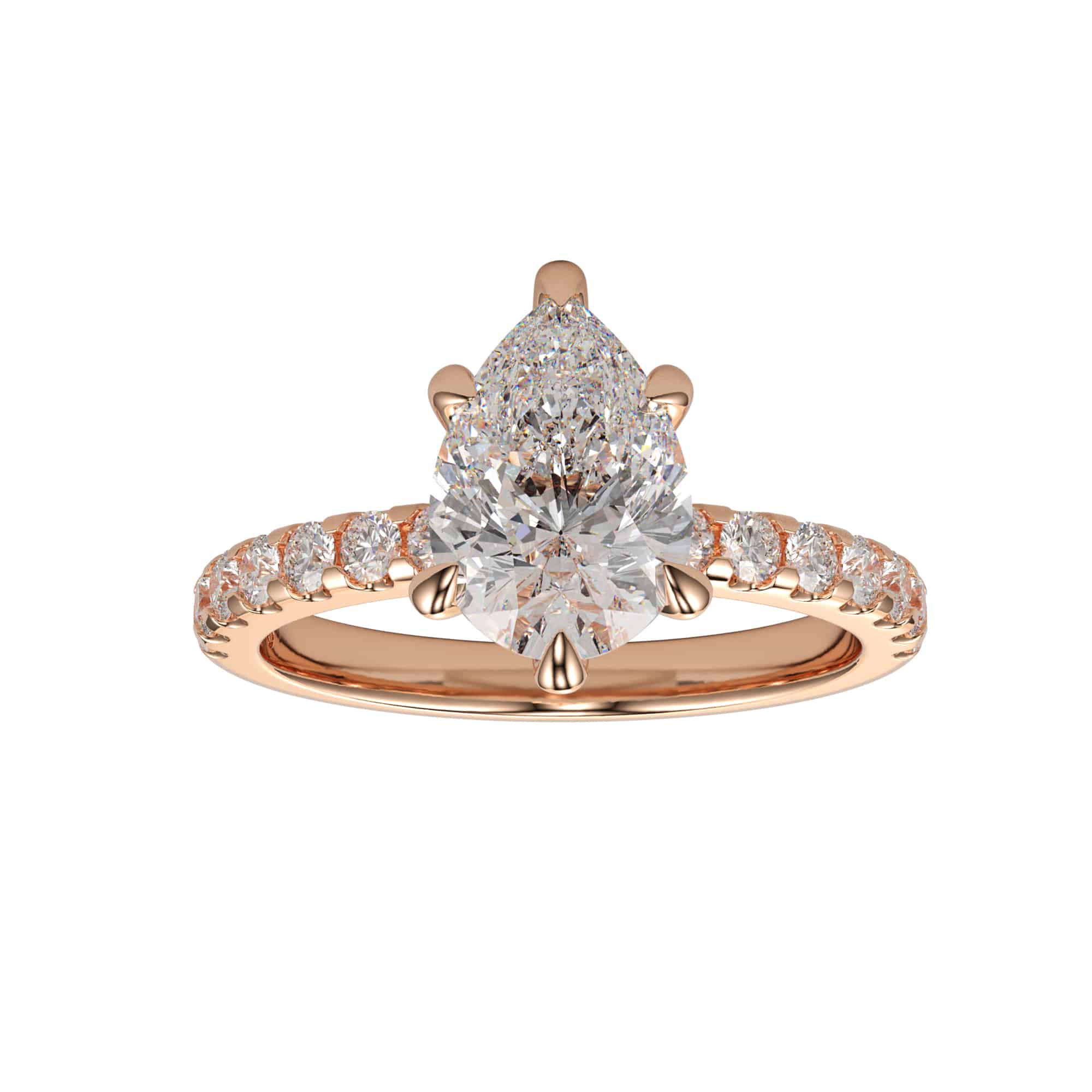 
                    Pear Shape Engagement Ring - 1.71carat F Colour VS1 Clarity
                  