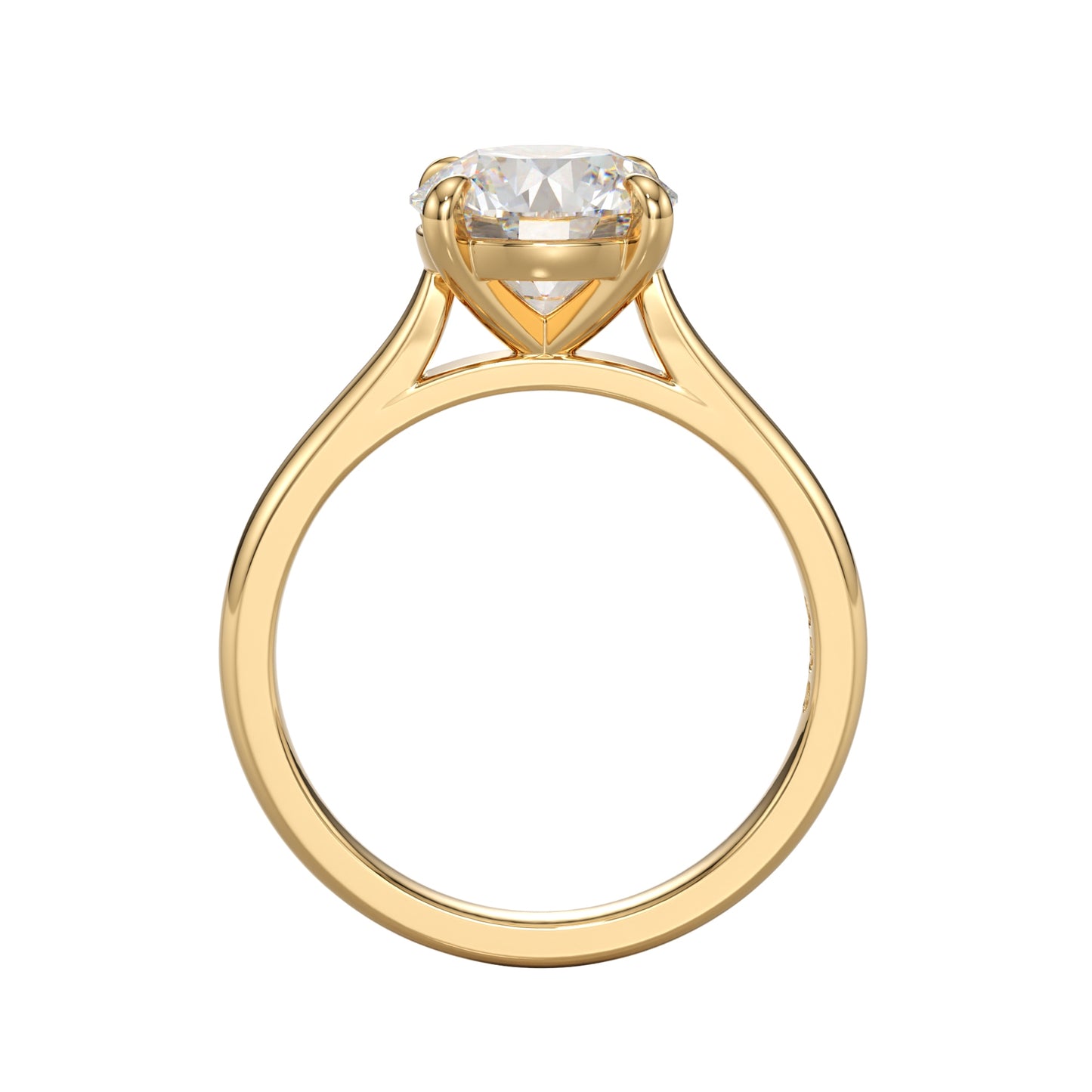 classic round diamond solitaire