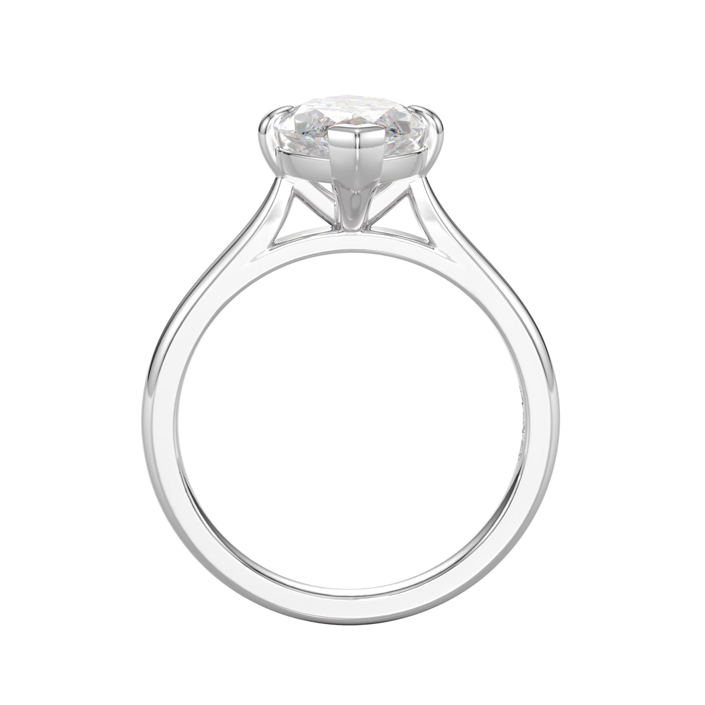 lab grown marquise engagement ring