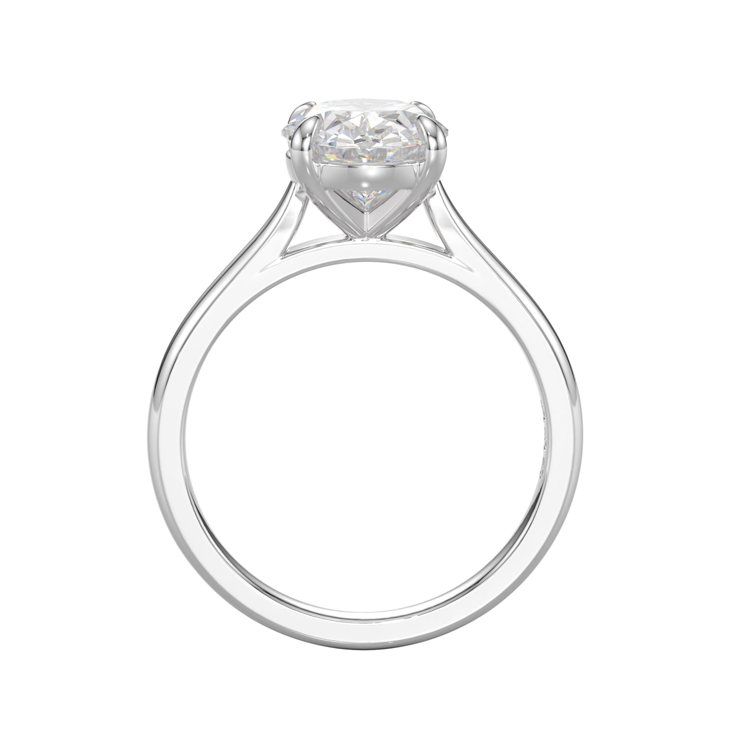 cathedral solitaire oval