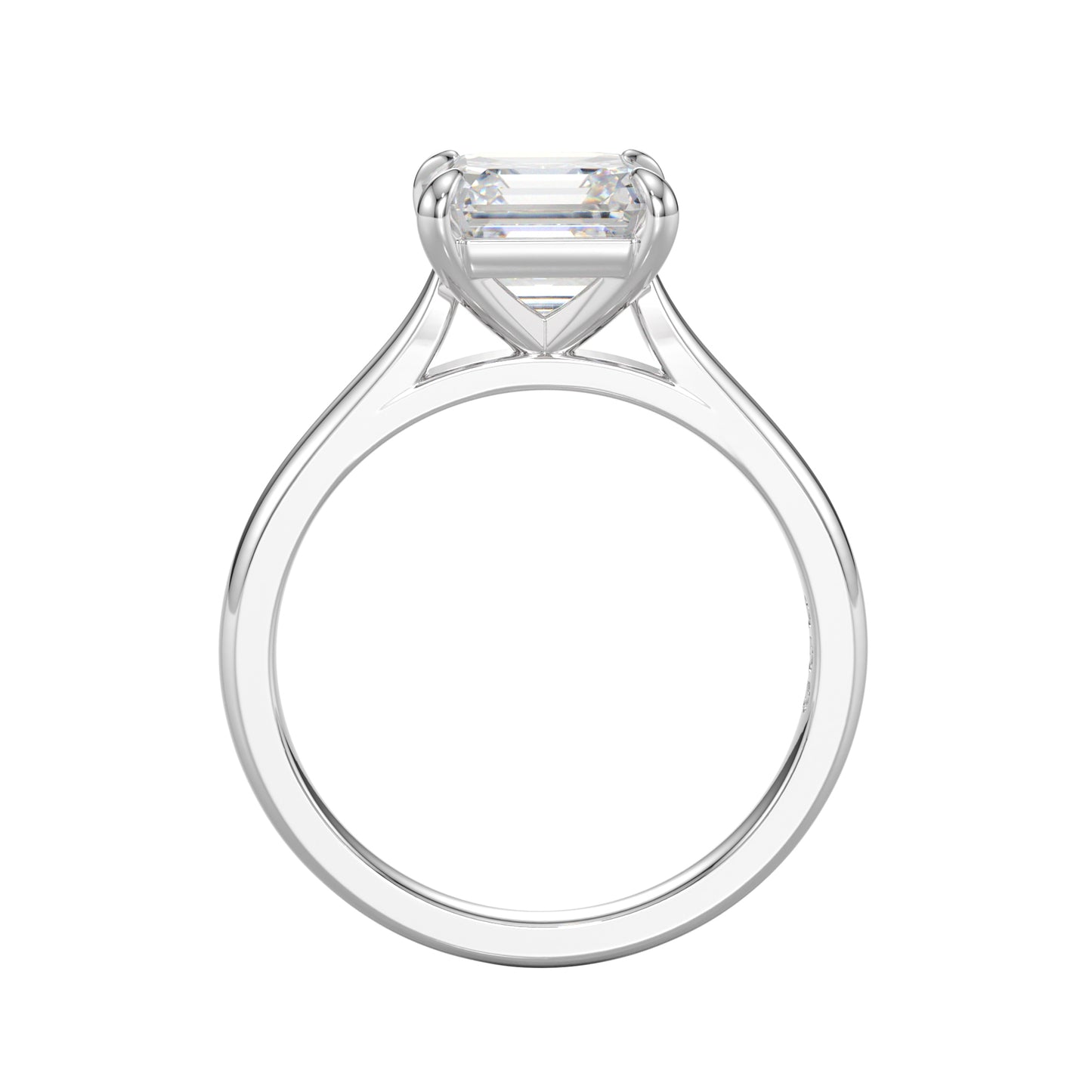eleve asscher diamond ring