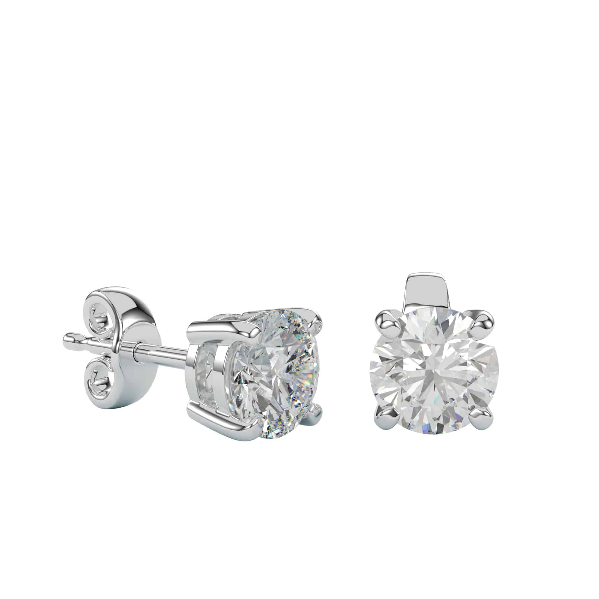 
                    platinum diamond stud earrings
                  