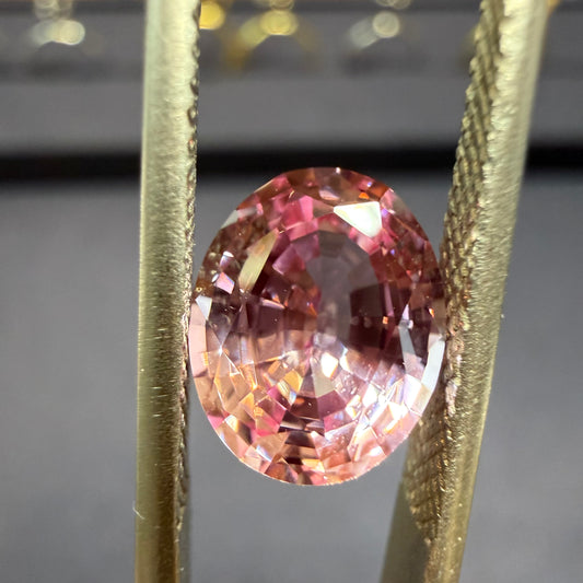 padparadscha sapphire lab grown