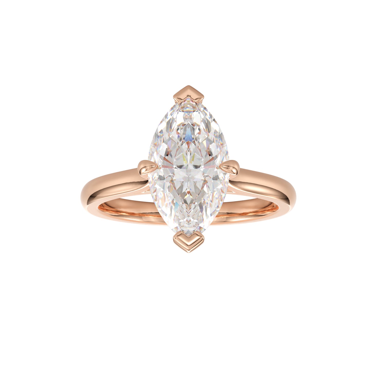 delicate marquise diamond ring