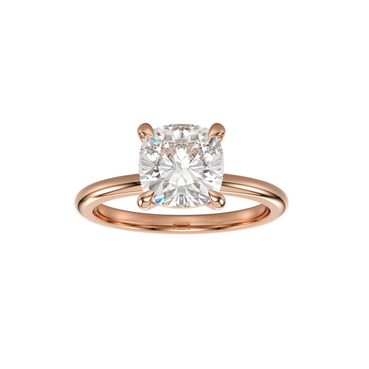 1.00ct Aurora Petite cushion ring
