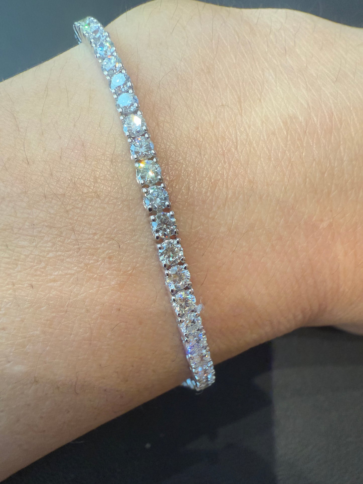 5.00ct Lab Grown Diamond Tennis Bracelet