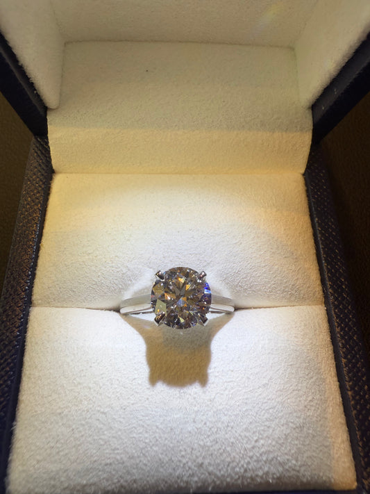 2ct lab diamond ring