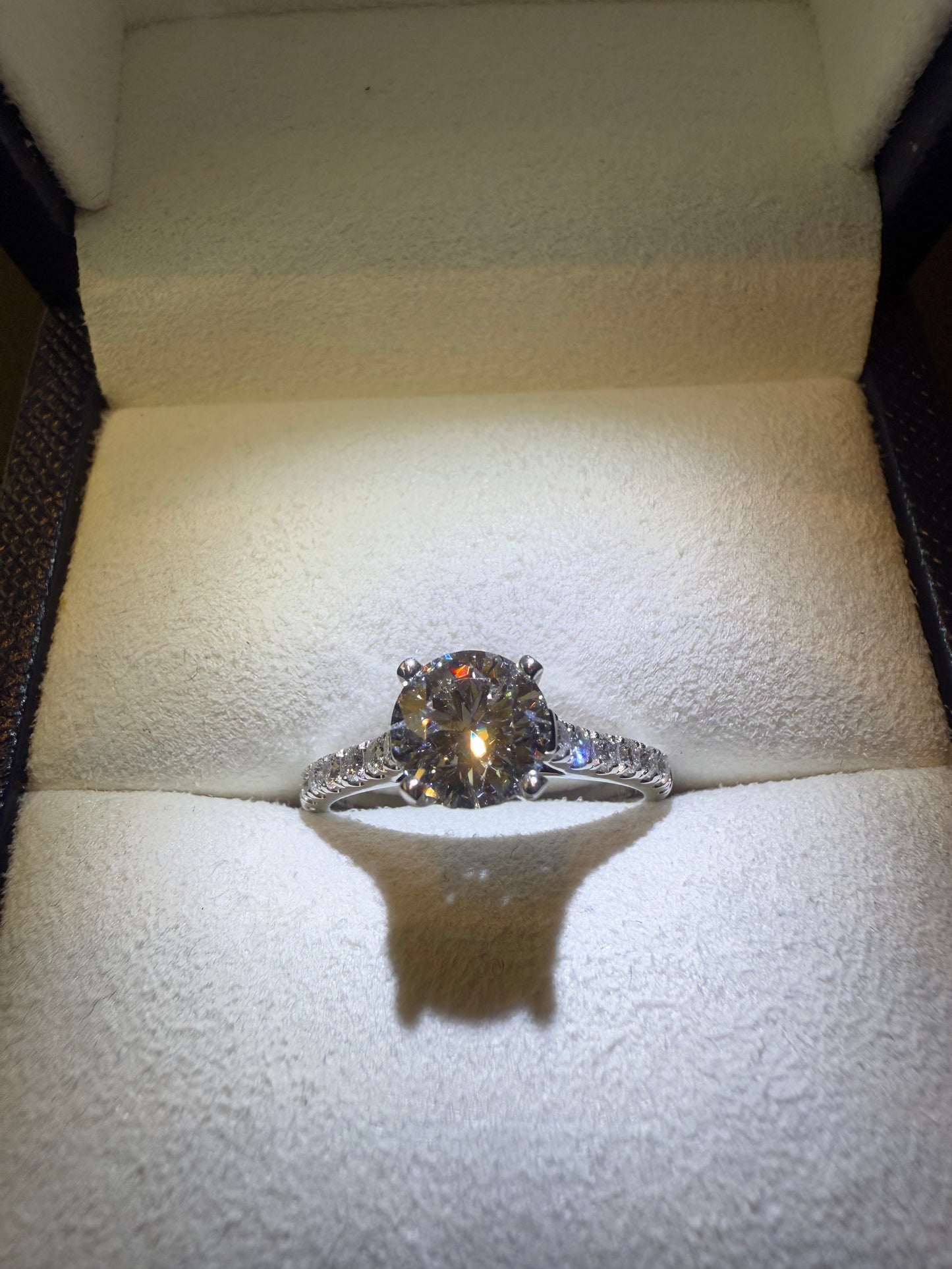 1.11ct E VS1 Hidden Halo Engagement Ring