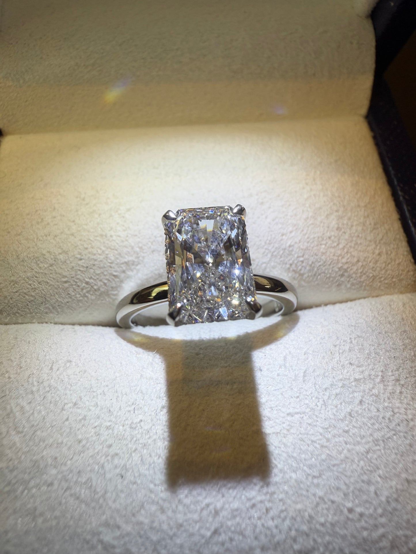 2.09ct F VVS2 Hidden Halo Engagement Ring