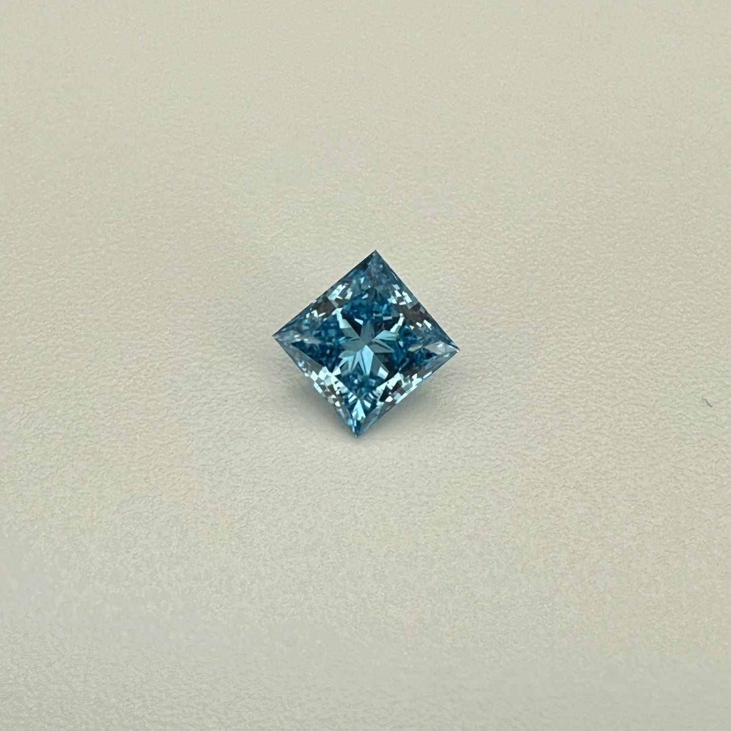 lab created blue diamond
