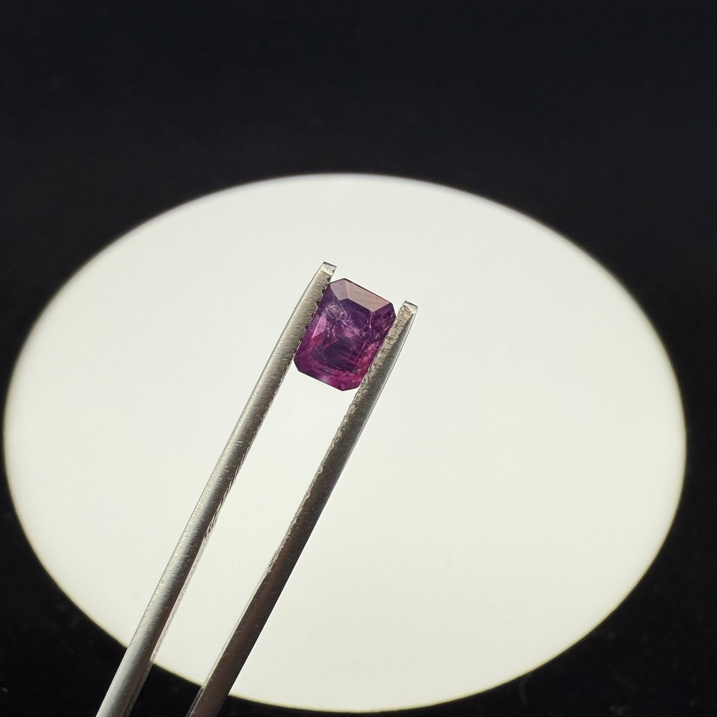 natural purplish pink sapphire