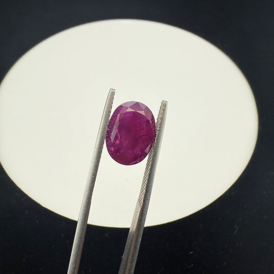 untreated ruby gemstone
