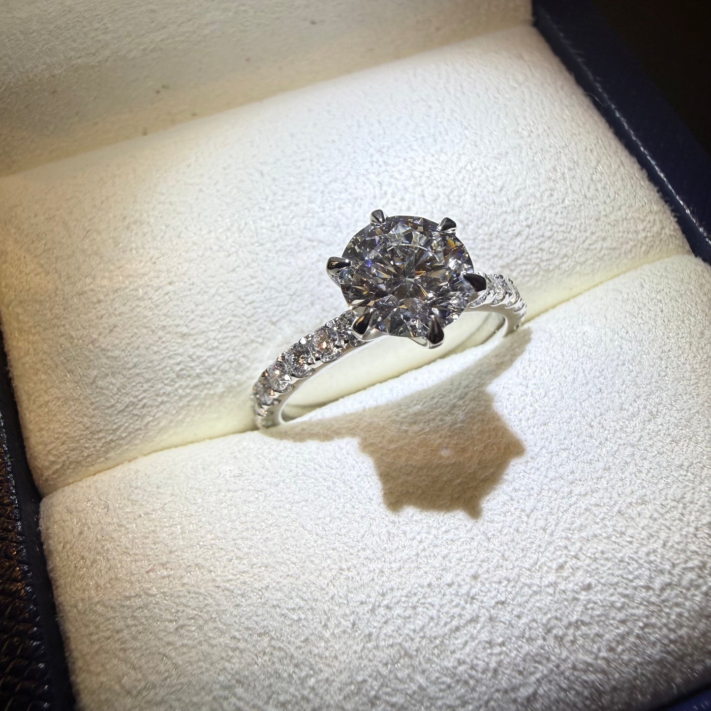 6 prong solitaire ring