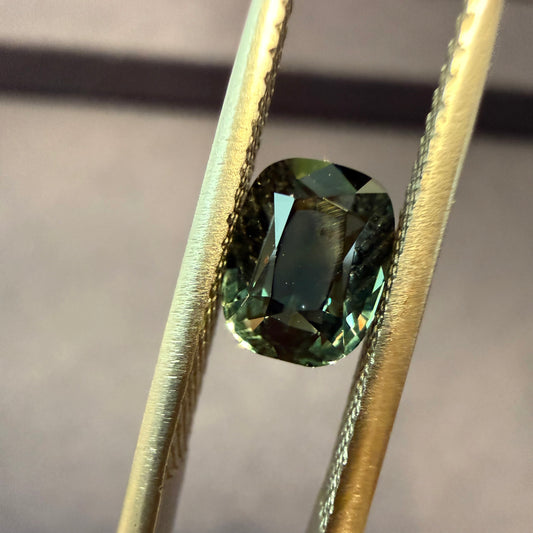 teal natural sapphire