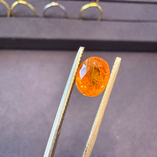 sunset orange sapphire