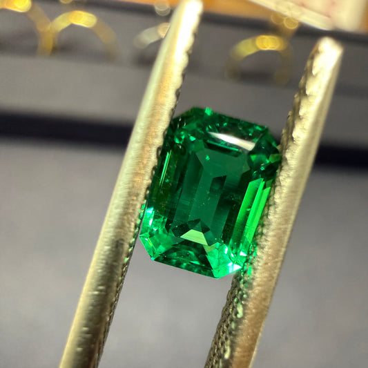 lab grown colombian emerald