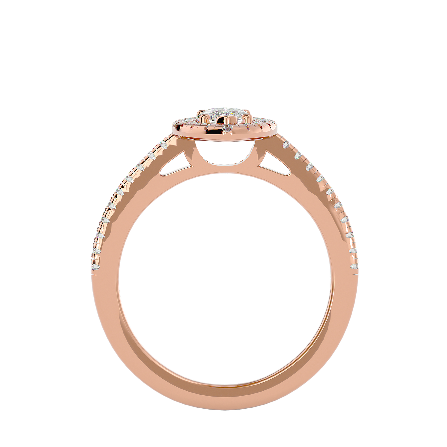 marquise halo diamond ring