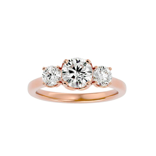 1.80ct Josephine trilogy ring