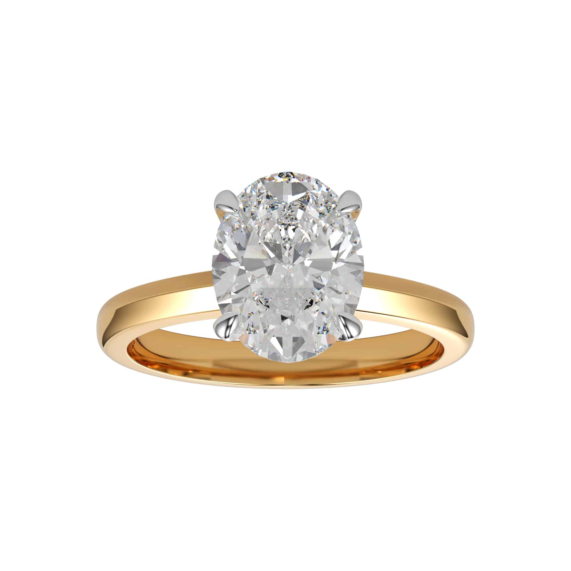 
                    Oval Solitaire Engagement Ring - 1.81ct E Colour VS1 Clarity
                  