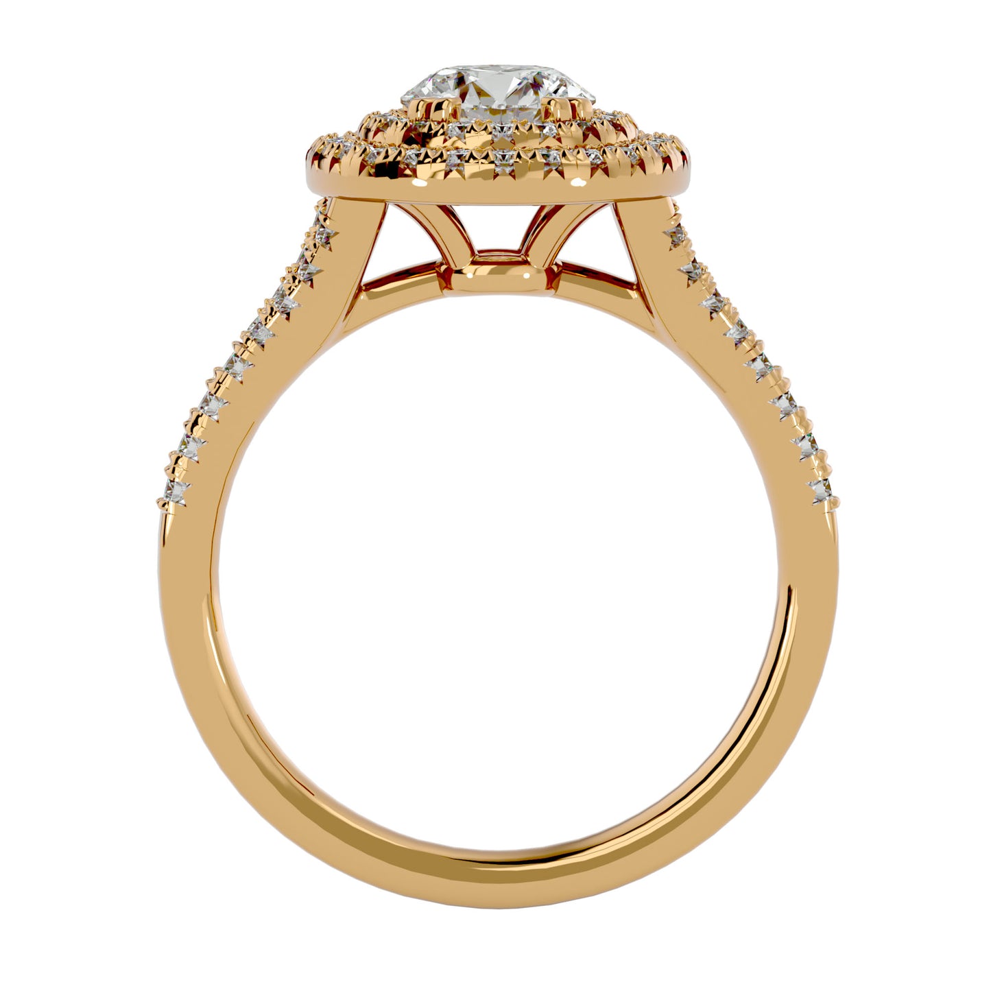 double halo diamond ring