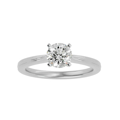 1.20ct Low Set Petite Engagement Ring
