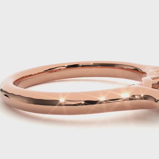 1.30ct floating engagement ring