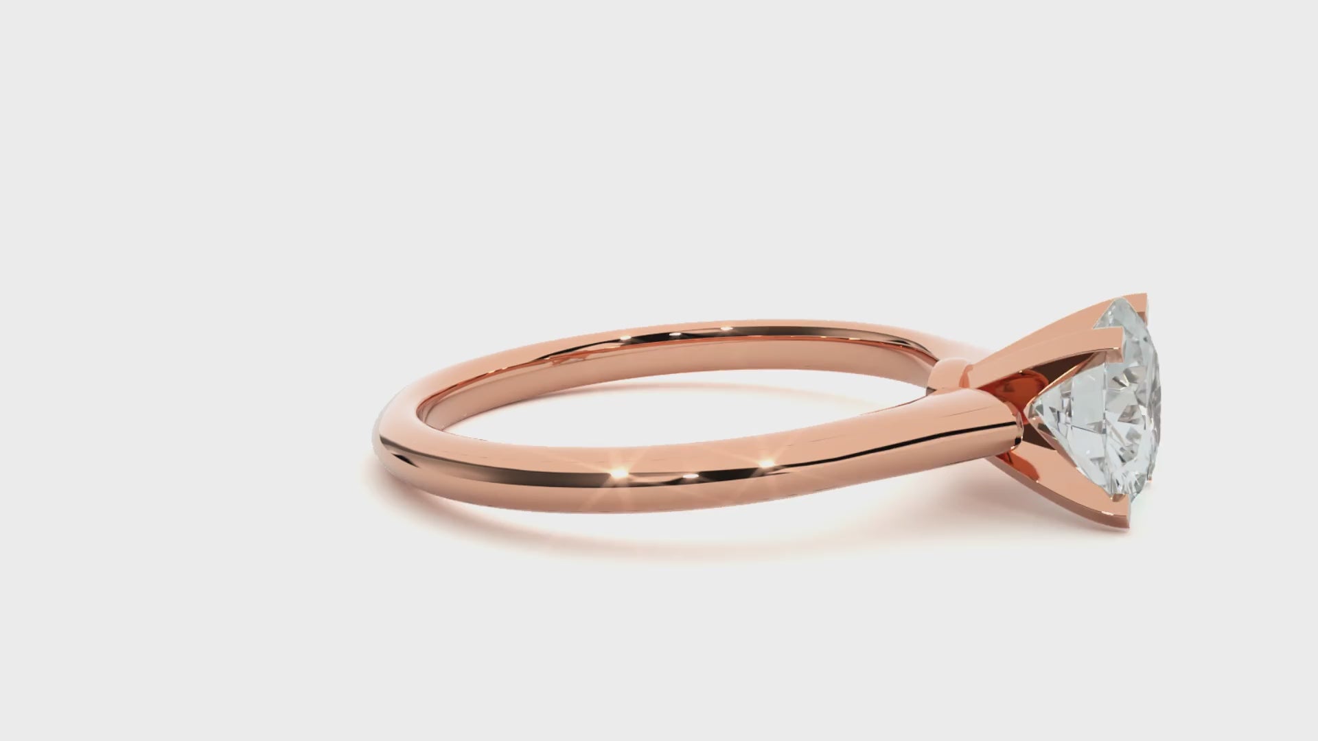 1.00ct 4 prong engagement ring