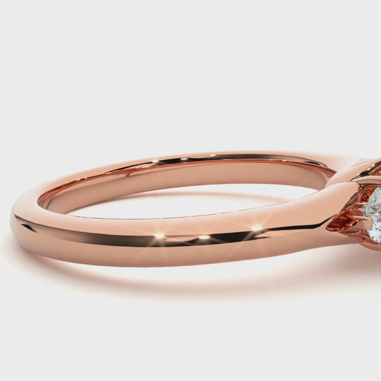 1.20ct three stone engagement ring