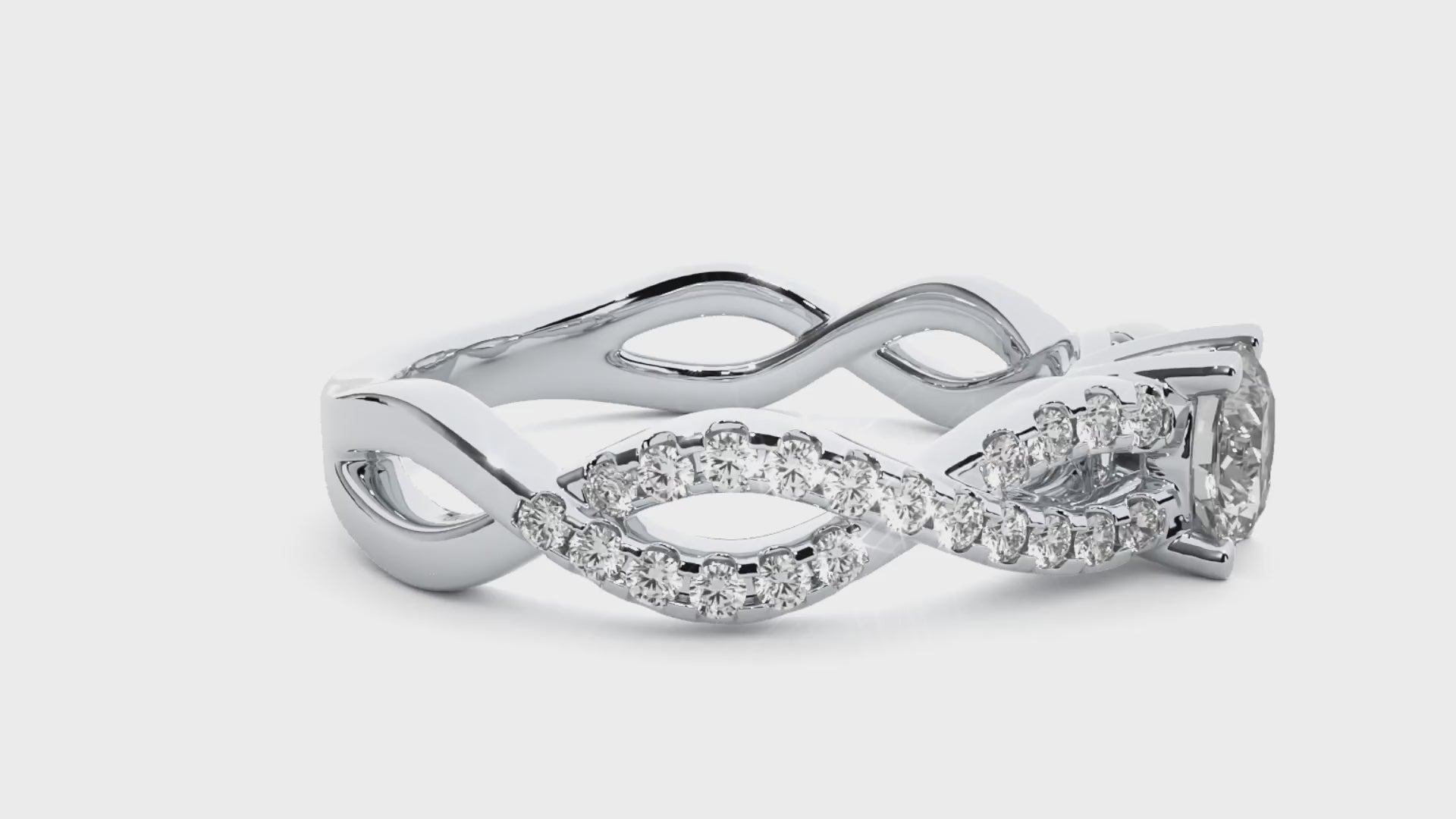 1.25ct criss-cross engagement ring