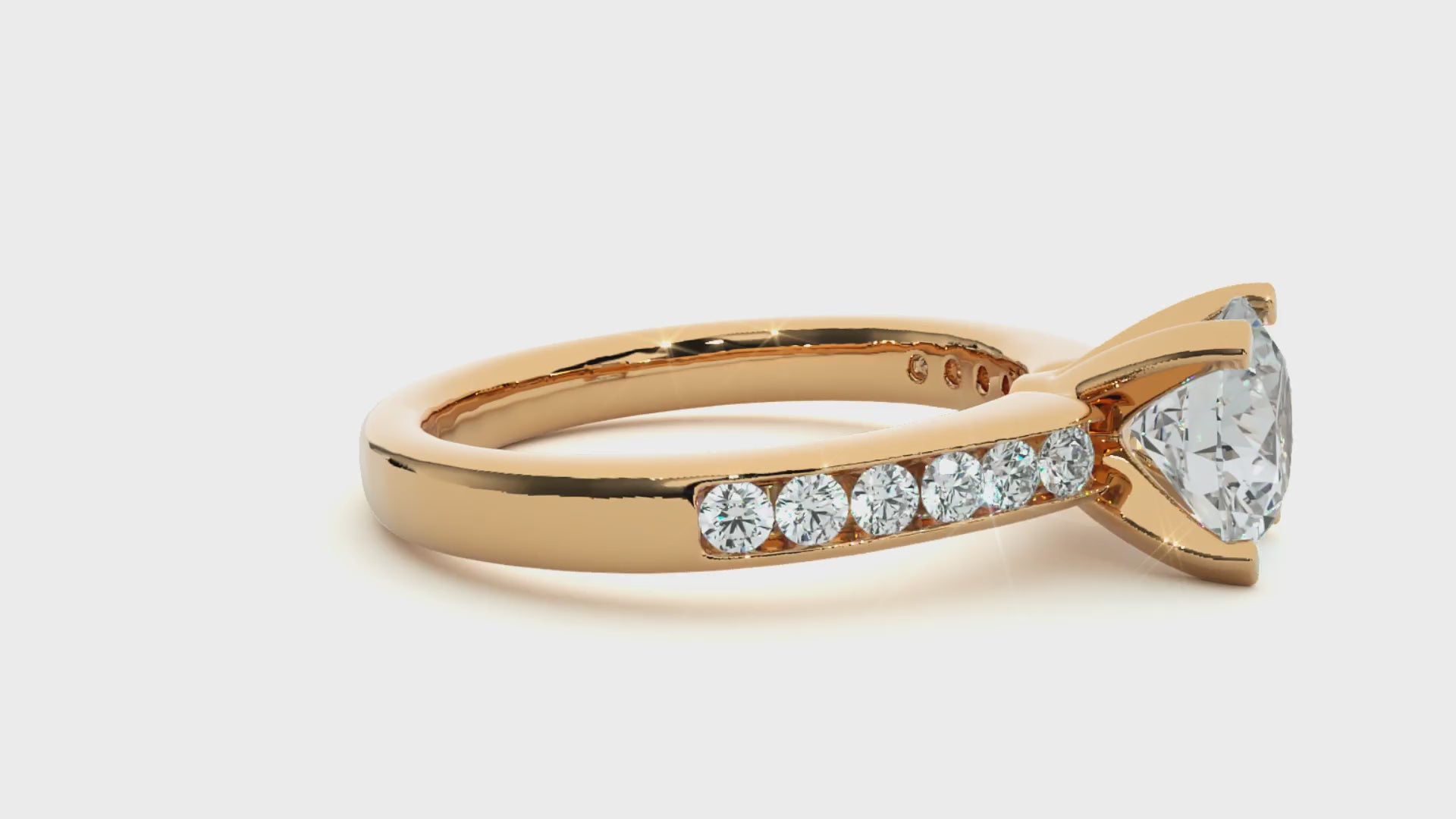 lab grown diamond engagement ring