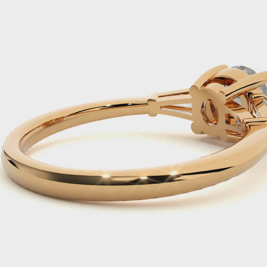 tapered baguette trilogy design