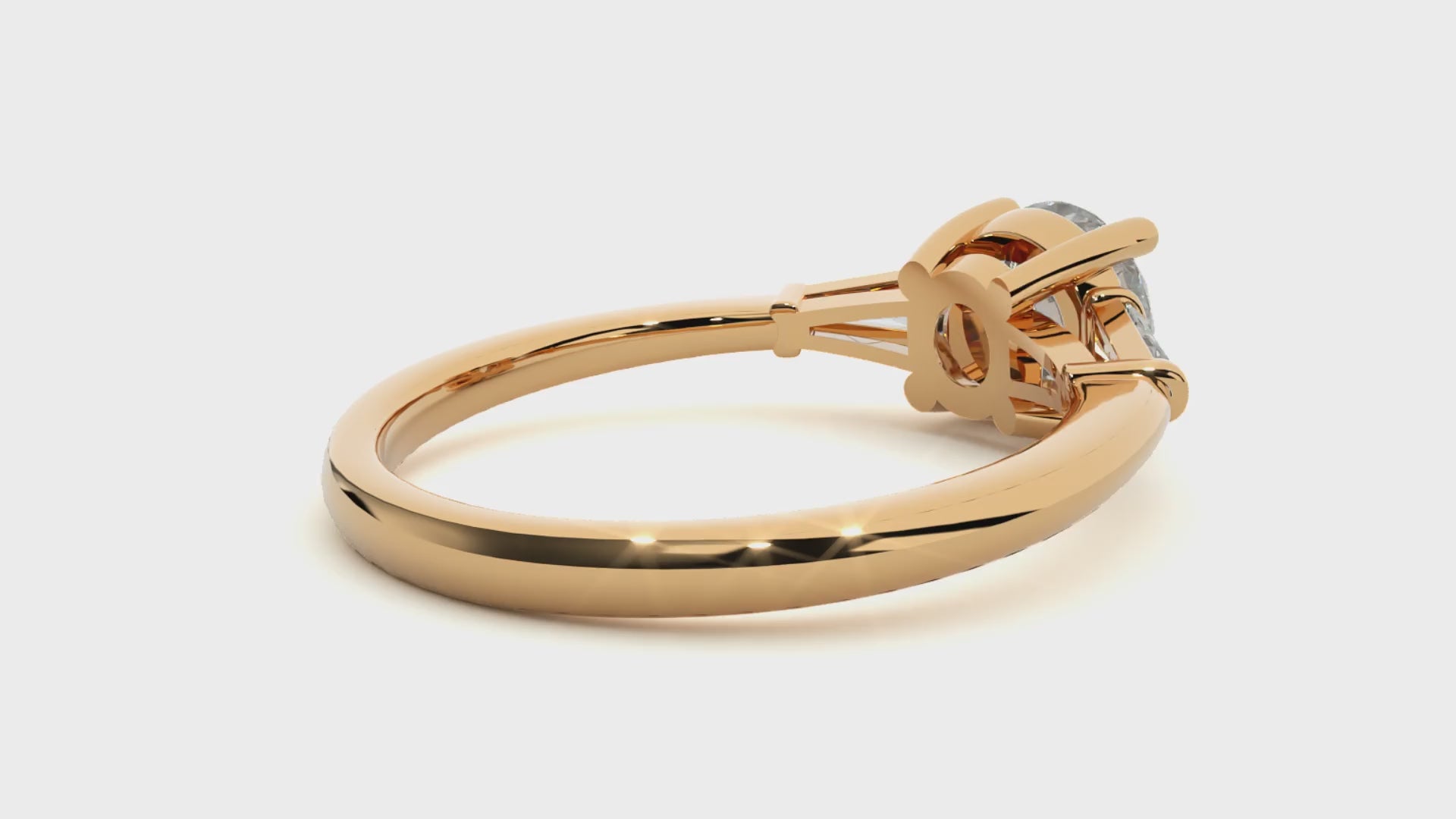 tapered baguette trilogy design