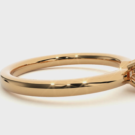 thick band solitaire setting