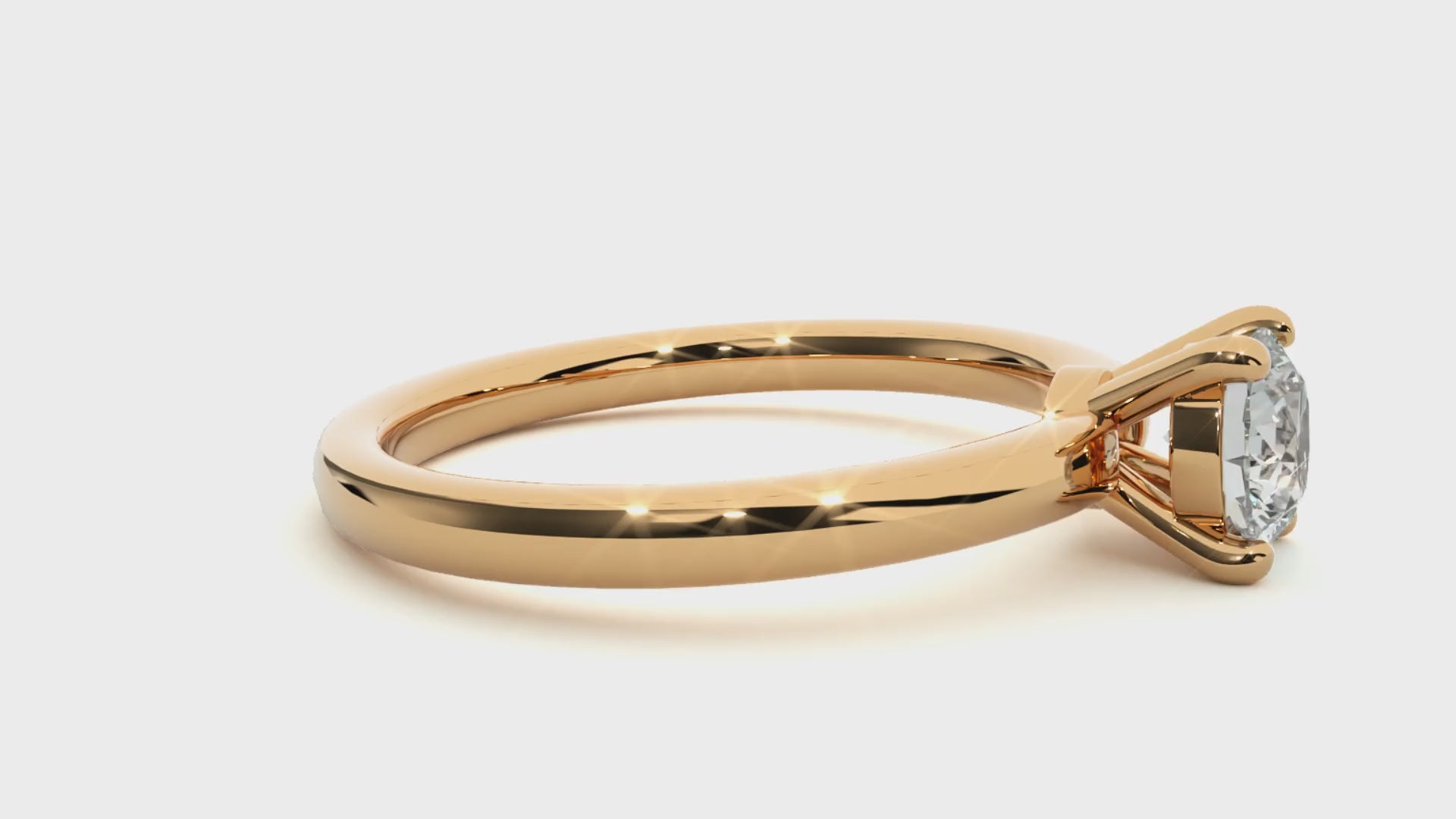 thick band solitaire setting