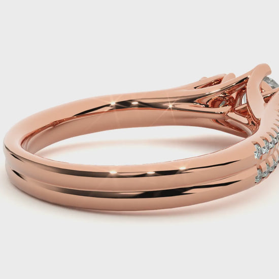 1.50ct trio lab diamond ring