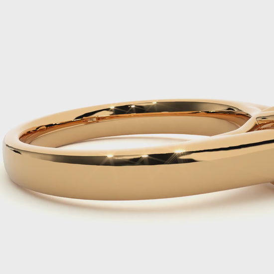 thick band yellow gold